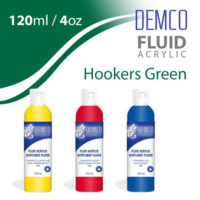 Demco Fluid Acrylic 120ml - Hookers Green