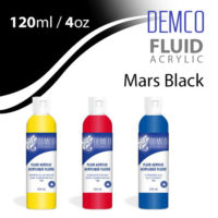Demco Fluid Acrylic 120ml - Mars Black