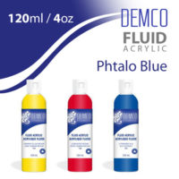 Demco Fluid Acrylic 120ml - Phtalo Blue