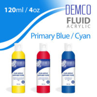 Demco Fluid Acrylic 120ml - Primary Cyan