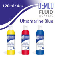 Demco Fluid Acrylic 120ml - Ultramarine Blue