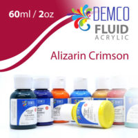 Demco Fluid Acrylic 60ml - Alizarin Crimson