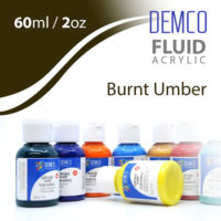 Demco Fluid Acrylic 60ml - Burnt Umber
