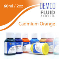 Demco Fluid Acrylic 60ml - Cadmium Orange