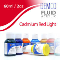 Demco Fluid Acrylic 60ml - Cadmium Red Light