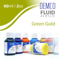 Demco Fluid Acrylic 60ml - Green Gold