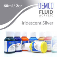 Demco Fluid Acrylic 60ml - Iridescent Silver