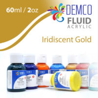 Demco Fluid Acrylic 60ml - Iridiscent Gold