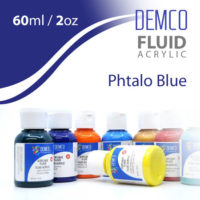 Demco Fluid Acrylic 60ml - Phthalo Blue