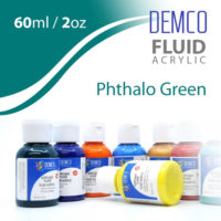 Demco Fluid Acrylic 60ml - Phthalo Green