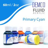 Demco Fluid Acrylic 60ml - Primary Cyan