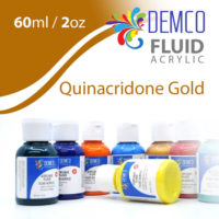 Demco Fluid Acrylic 60ml - Quinacridone Gold