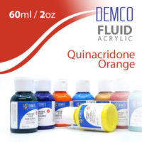 Demco Fluid Acrylic 60ml - Quinacridone Orange