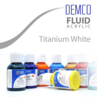 Demco Fluid Acrylic 60ml - Titanium White