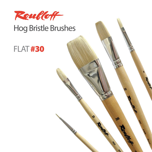 Hog Bristle - 10 Long Handle, Oil Paint Brush