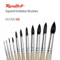 Roubloff Squirrel Imitation Watercolor Brushes