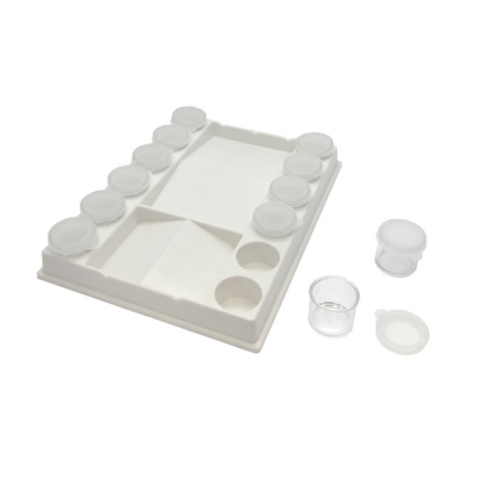 Art-Pro plastic palette with wells