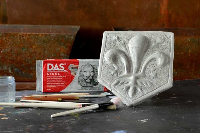 Das Air Hardening Modeling Clay Stone Gray