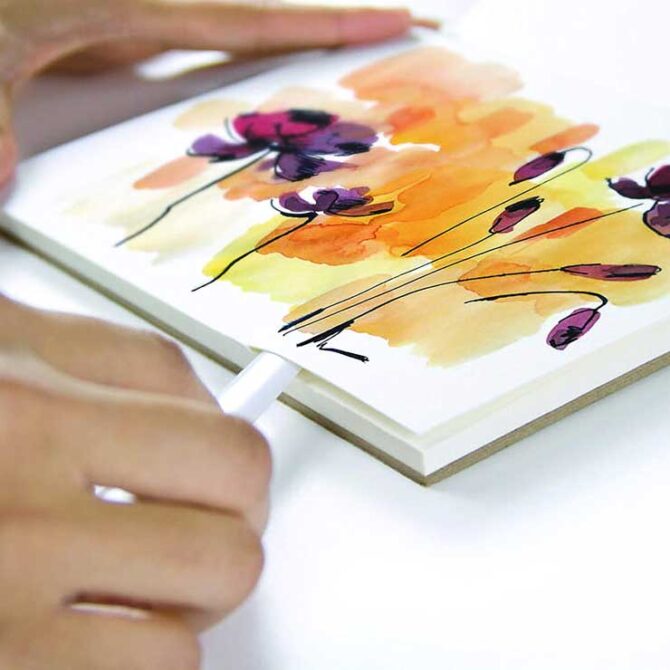 Hand Book Journal Co.-Fluid-Easy-Block Hot Press Watercolor Paper 6x8 inches