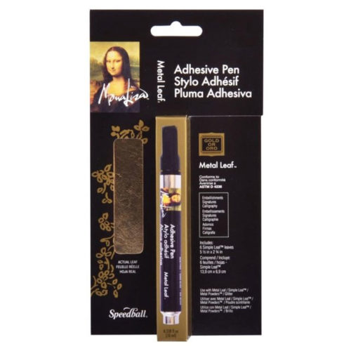 Mona Lisa Adhesive Pen 6 Gold Sheets