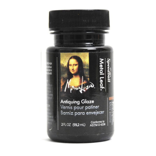Mona Lisa Gold Leaf Waterbased Antiquing Glaze 2oz