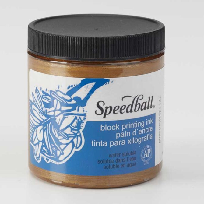 Speedball Water Soluble Block Printing Ink Copper