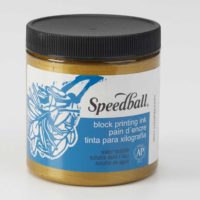 Speedball Water Soluble Block Printing Ink Gold