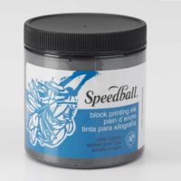 Speedball Water Soluble Block Printing Ink Pewter