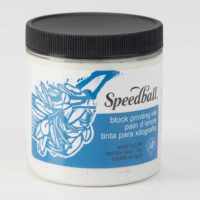 Speedball Water Soluble Block Printing Ink Platinum White