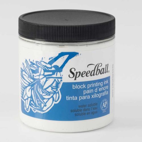 Speedball Water Soluble Block Printing Ink White