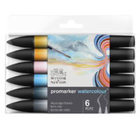 Winsor & Newton Promarker Watercolour Skyscape Tones 6 set