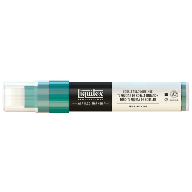 Liquitex-Acrylic-Marker-Wide-Cobalt-Turquoise-Hue