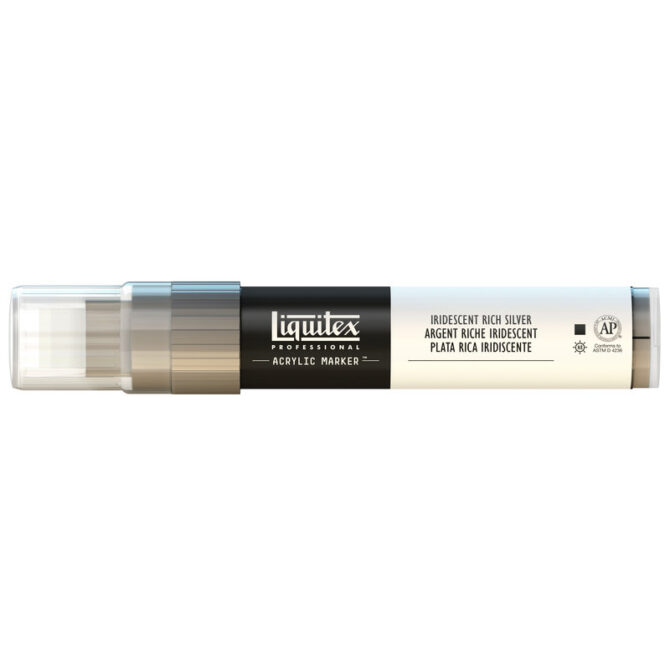 Liquitex Acrylic Marker Iridescent Rich Silver