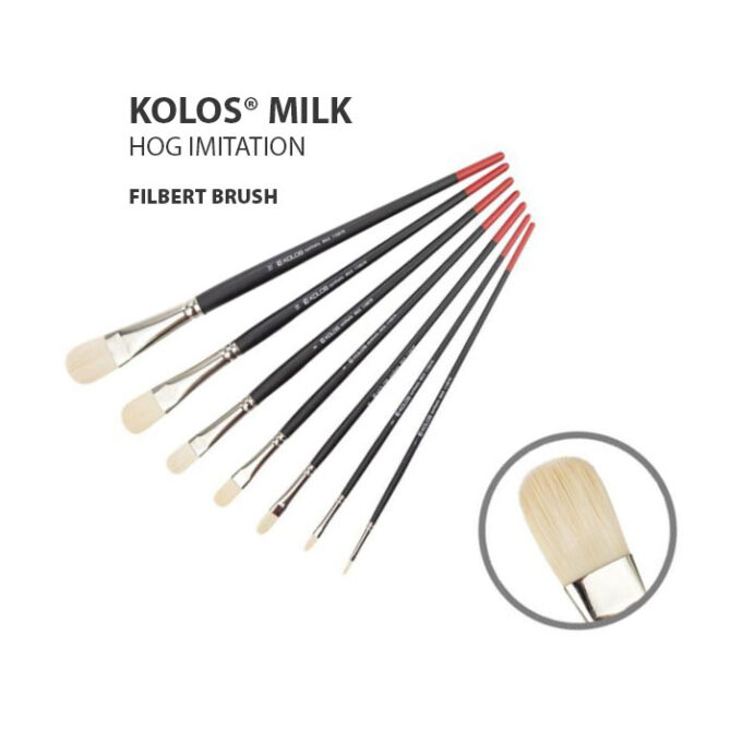 Kolos Hog Imitation Filbert Brush
