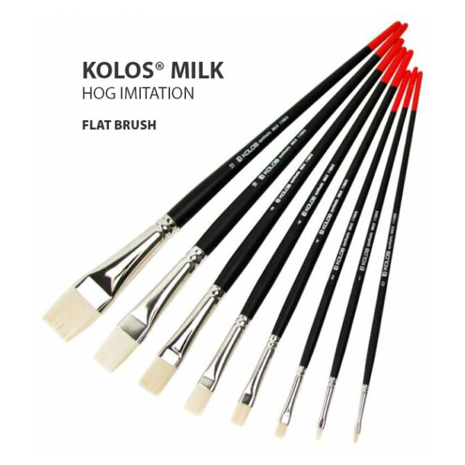 Kolos Hog Imitation Flat Brush