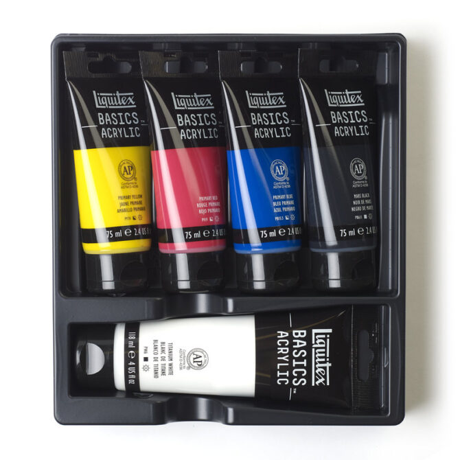 Liquitex Basics Acrylic Set 4x75ml