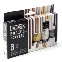 Liquitex Basics Metallic Acrylic Set 6x22ml