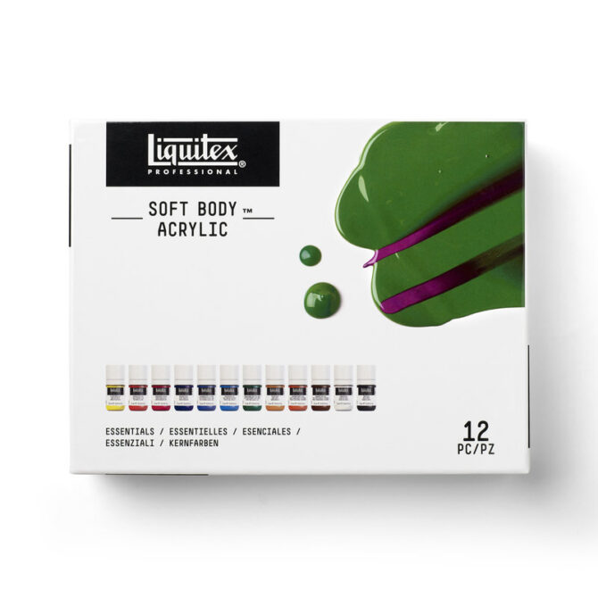 LQX ACRYLIC SOFT BODY SET 12X22ML ESSENTIALS