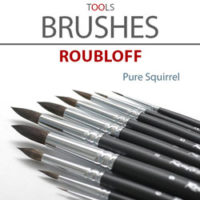 Roubloff Pure Squirrel Brushes for Watercolors