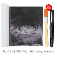 Black-Gilding-Foil-Leaves