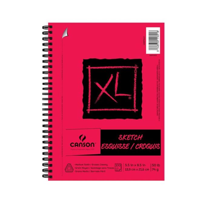 Canson XL Sketchbook Side Wire 5.5x8.5 inches
