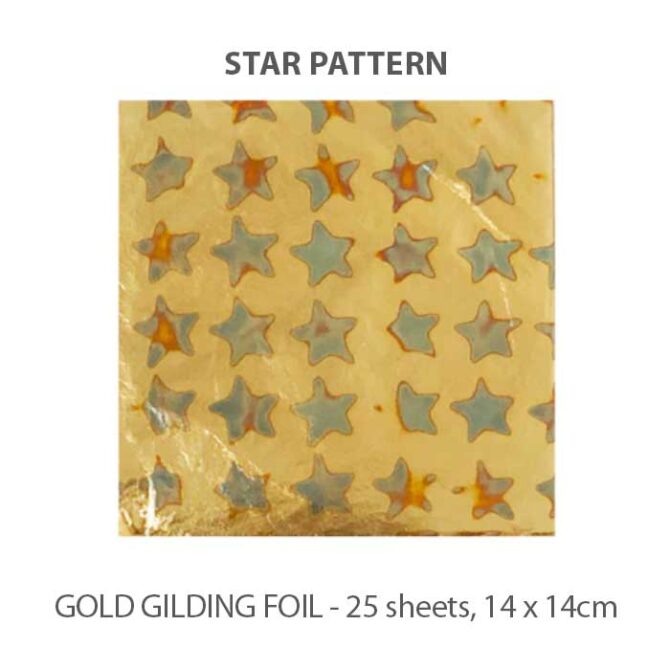 Gold-Leaves-Star-Pattern