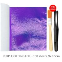 Purple-Gilding-Foil-Leaves