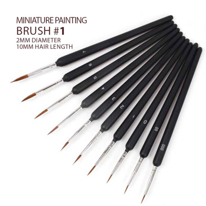 Miniature Painting Detail Brush #1