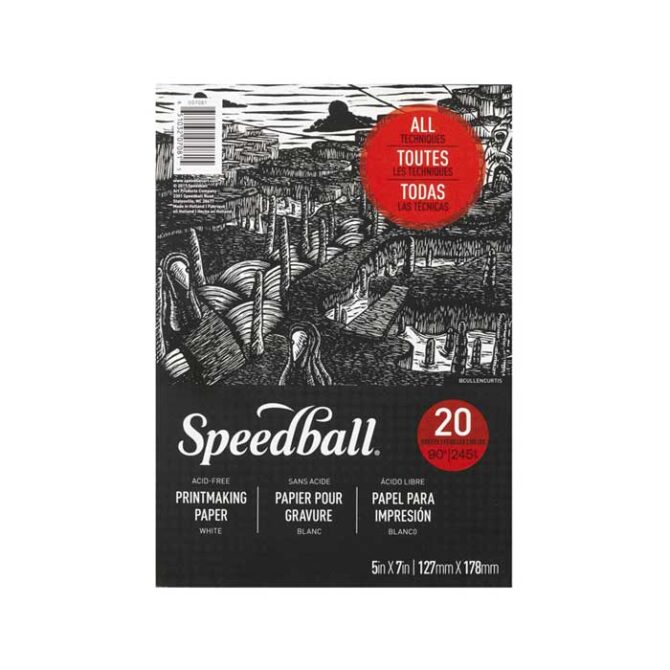 Speedball Printmaking Paper Pad - 5 x 7 in