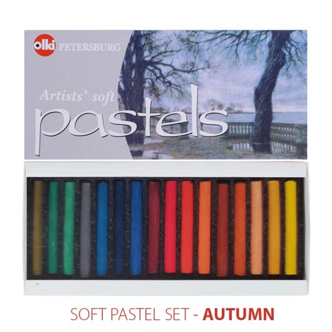 OLKIÃ‚Â® PETERSBURG - SOFT PASTEL - Autumn, SET OF 16 COLOURS