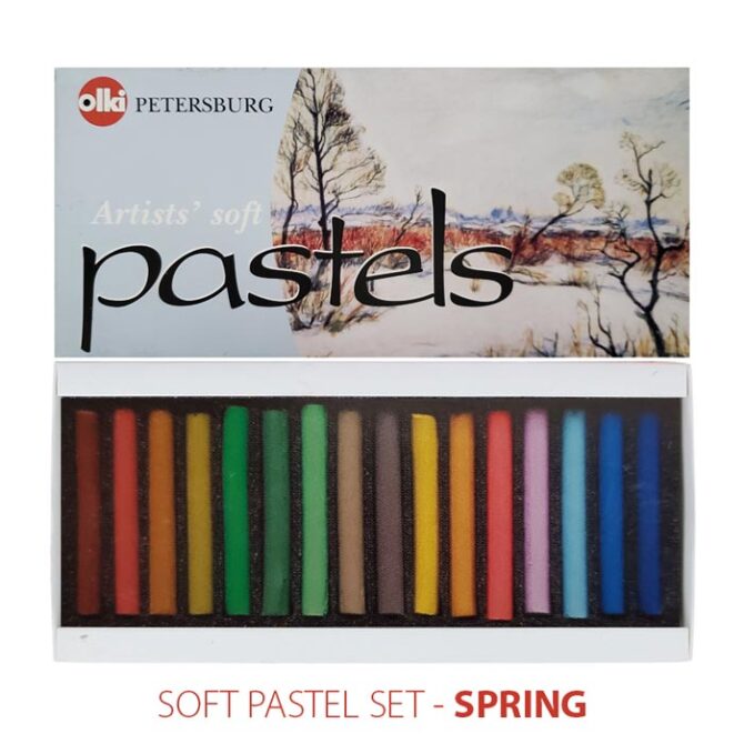 OLKIÂ® PETERSBURG - SOFT PASTEL - Spring, SET OF 16 COLOURS