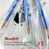 RoubloffÂ® AQUA Premium Brushes. Kolinsky Imitation - Round #5