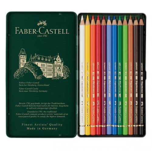 Polychromos® Artists' Colour Pencils - Tin of 12