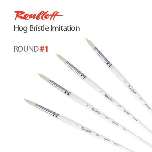 Roubloff Brushes Hog Bristle Imitation Round 1